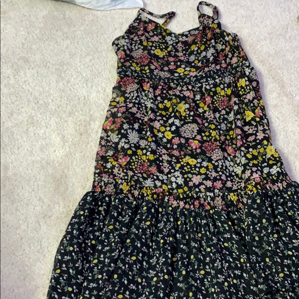 Flower print dress